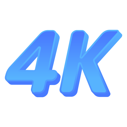 película 4k icono gratis