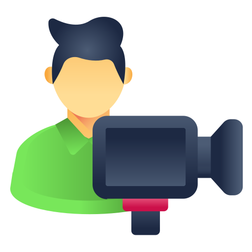 Cameraman free icon
