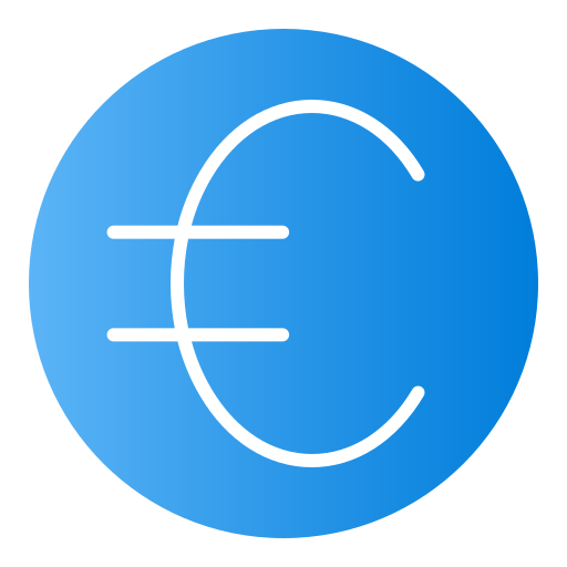 euro icono gratis