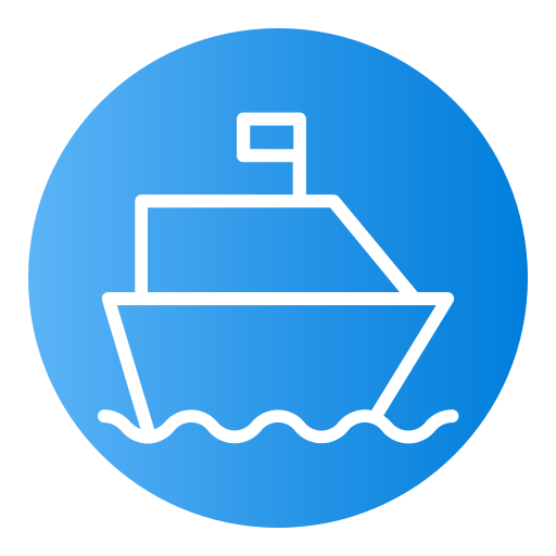 Ship Generic Flat Gradient icon