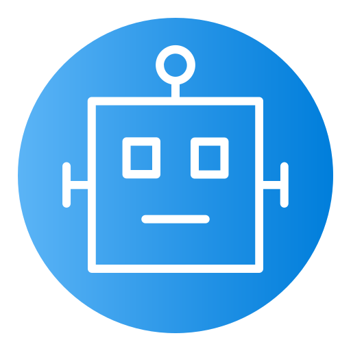 Robot Generic Flat Gradient Icon