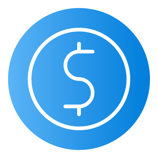 Dollar Generic Flat Gradient icon