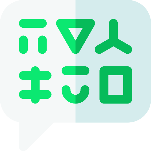 Language Basic Rounded Flat icon