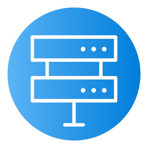 Server Generic Flat Gradient icon