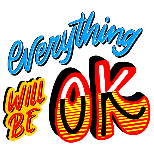 Everything will be ok Stickers - Free miscellaneous Stickers