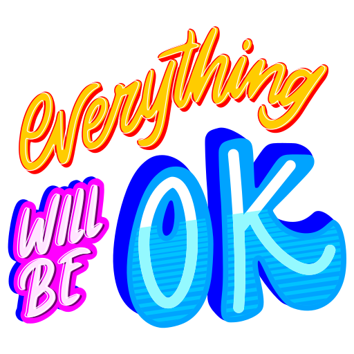 Everything will be ok Stickers - Free miscellaneous Stickers