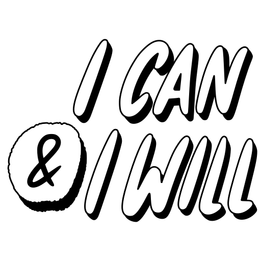 I can and i will free sticker