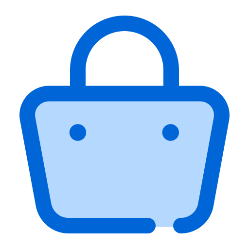 Shopping bag Generic Blue icon