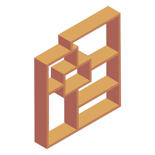 estantería icono gratis