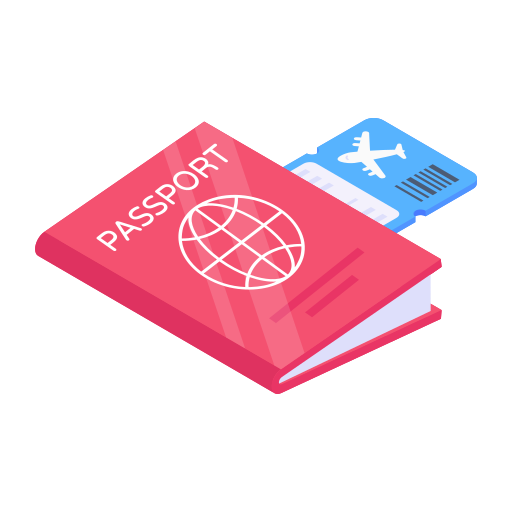 pasaporte icono gratis