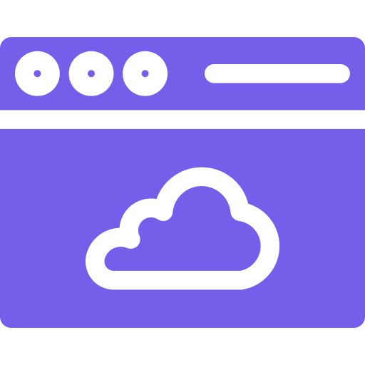 computación en la nube icono gratis