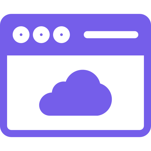 computación en la nube icono gratis