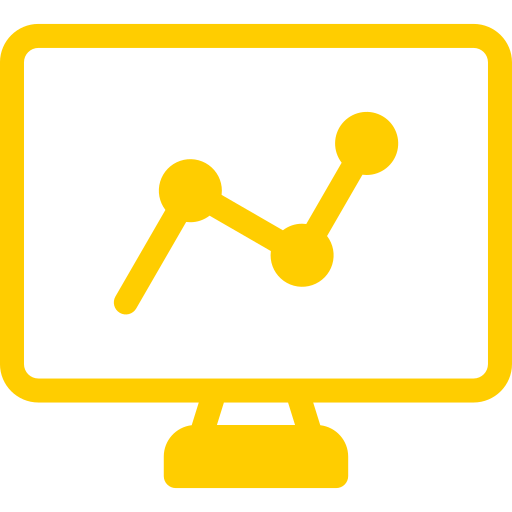 analítica de datos icono gratis