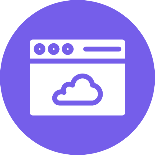 computación en la nube icono gratis
