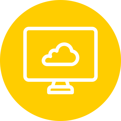 computación en la nube icono gratis