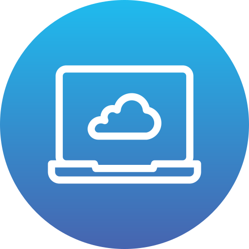 computación en la nube icono gratis