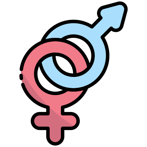 Sex Generic Outline Color Icon