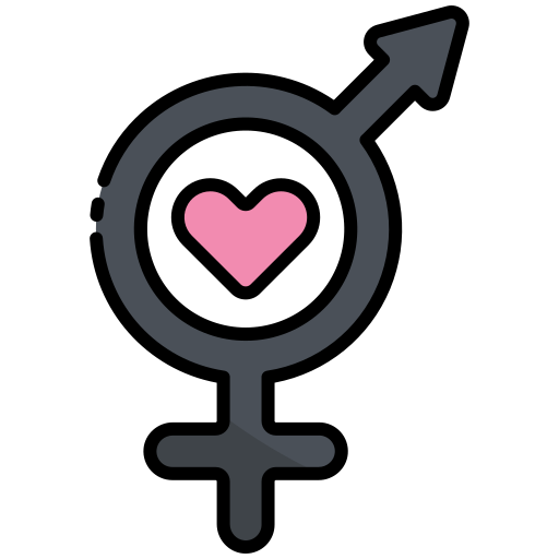 Sex Generic Outline Color Icon 3015
