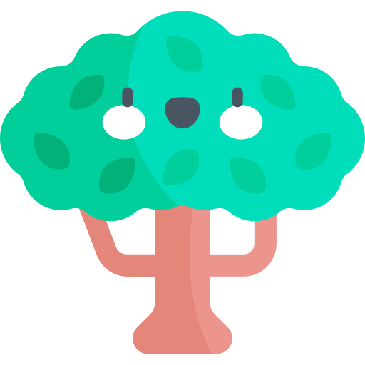 Tree Kawaii Flat icon