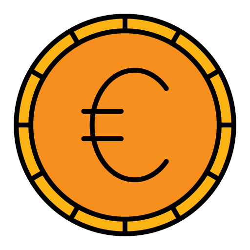 euro icono gratis