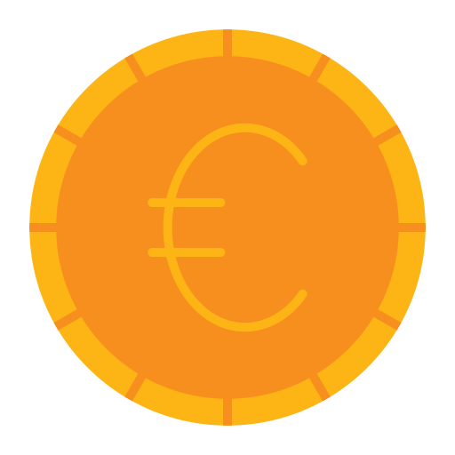 euro icono gratis