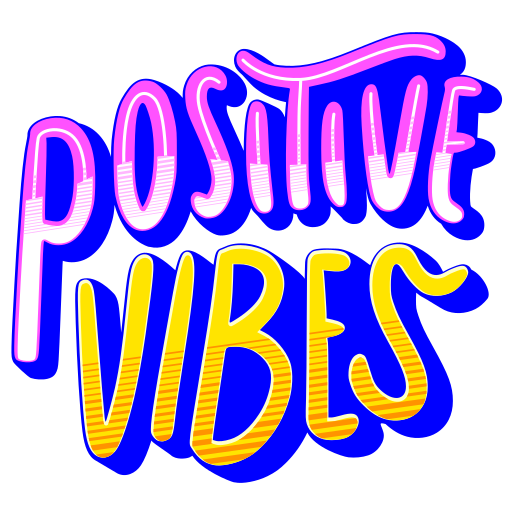 Positive vibes Stickers - Free miscellaneous Stickers