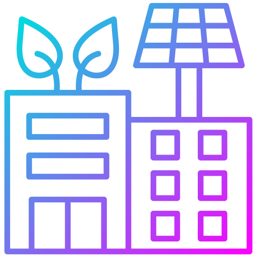 maison solaire Icône gratuit