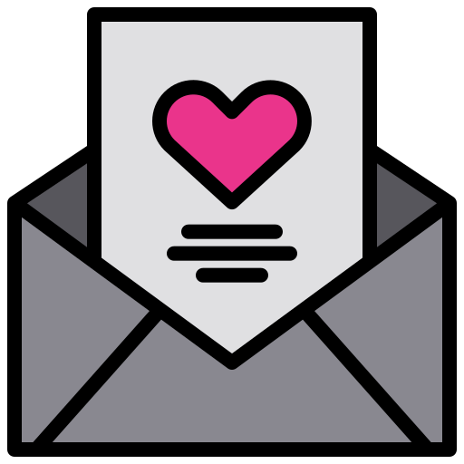 carta de amor grátis ícone carta de amor grátis ícone