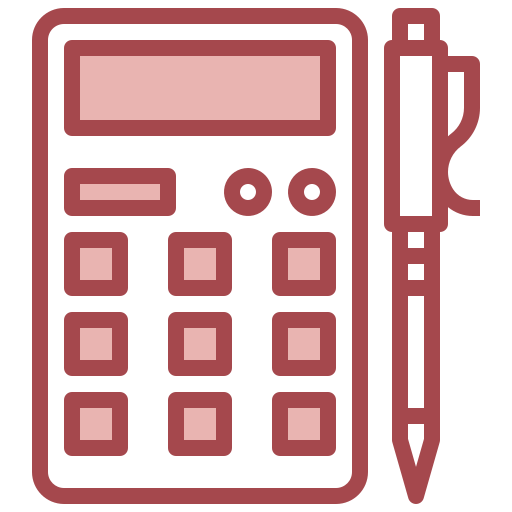 Calculator Surang Red icon