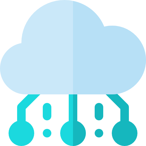 Cloud computing Basic Rounded Flat icon