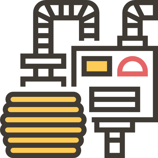 robot industrial icono gratis