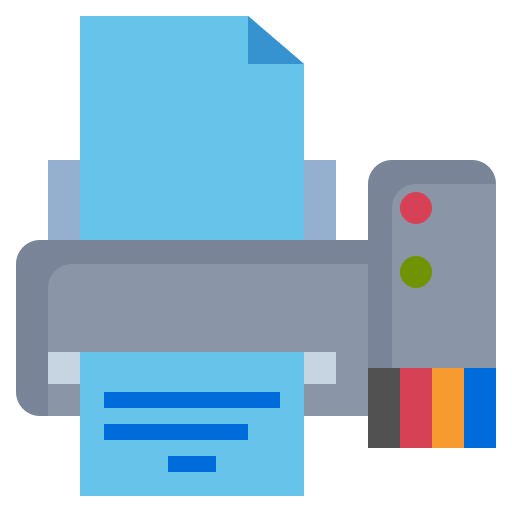 Printer Surang Flat icon