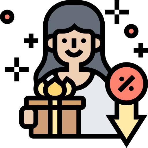 descuento icono gratis