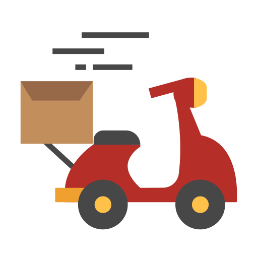 Delivery bike - Free transport icons