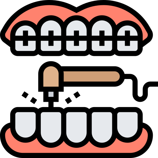 cirugía dental icono gratis