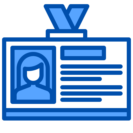 tarjeta de identificación icono gratis