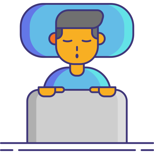 Sleeping Flaticons Lineal Color Icon 