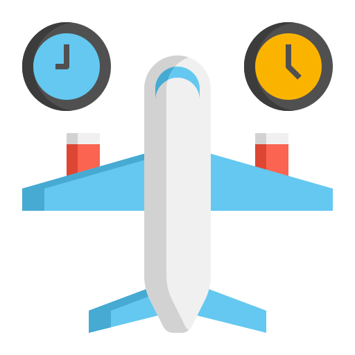 Jet lag Flaticons Flat icon