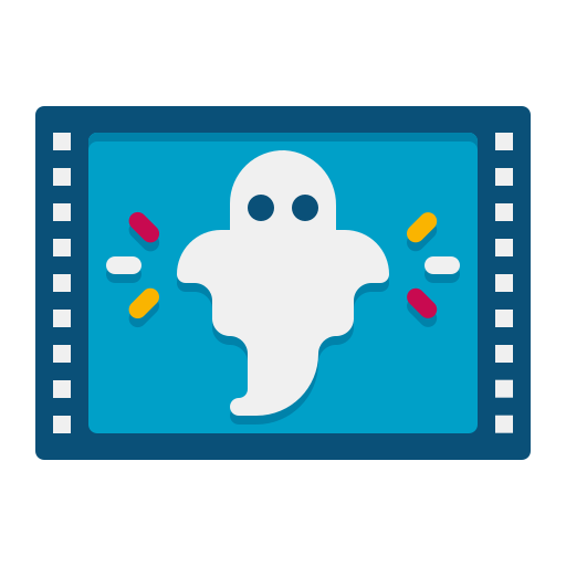 película de terror icono gratis