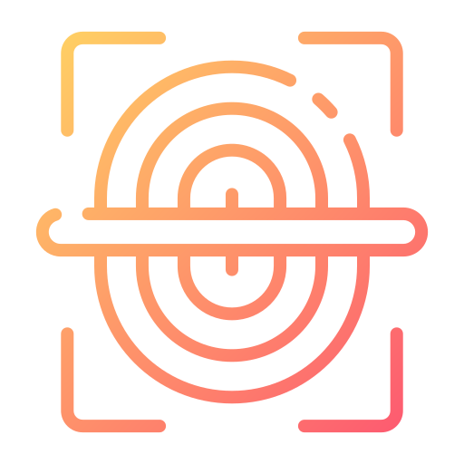 escáner de huellas dactilares icono gratis