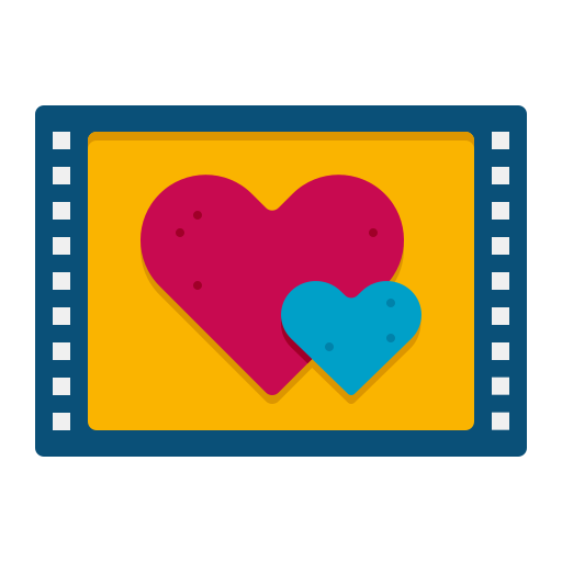 pelicula de romance icono gratis