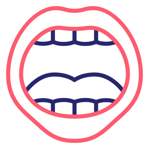 Mouth free icon Mouth free icon
