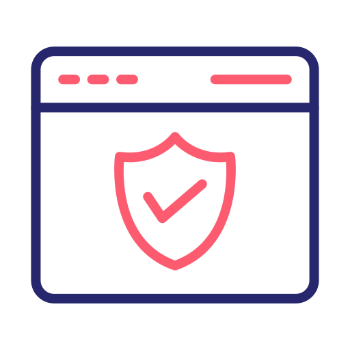 seguridad web icono gratis