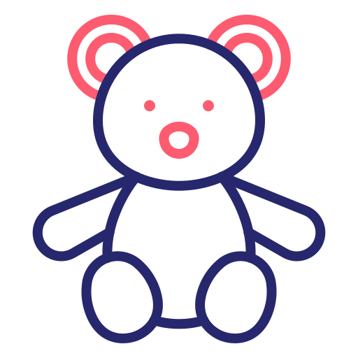 Teddy bear Generic Outline Color icon