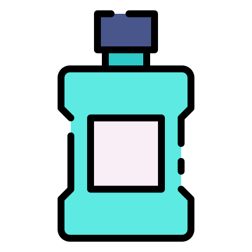 Mouthwash Good Ware Lineal Color icon