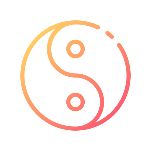 yin yang icono gratis