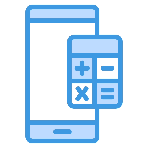 Calculator Generic Blue icon