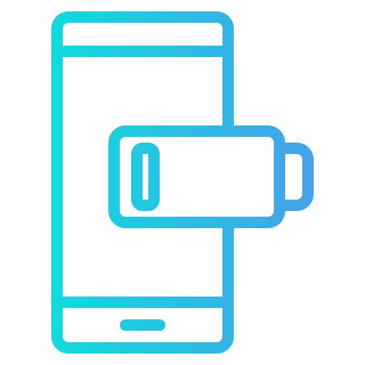 batería baja icono gratis