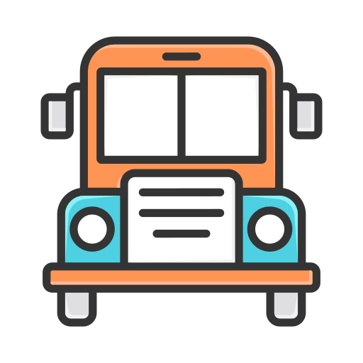 Ônibus escolar grátis ícone Ônibus escolar grátis ícone