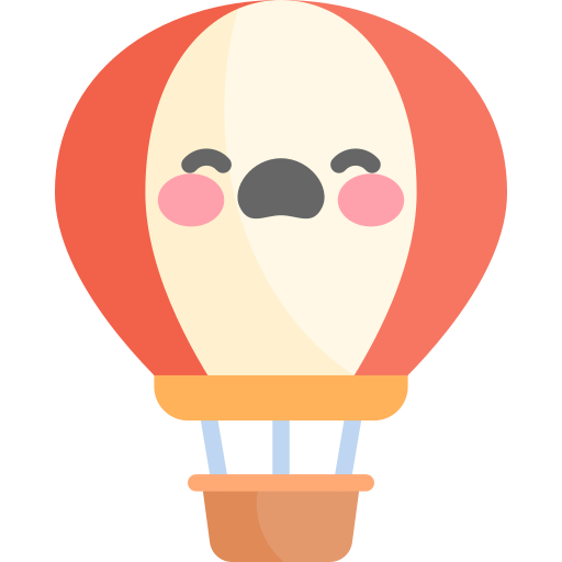 Hot air balloon free icon